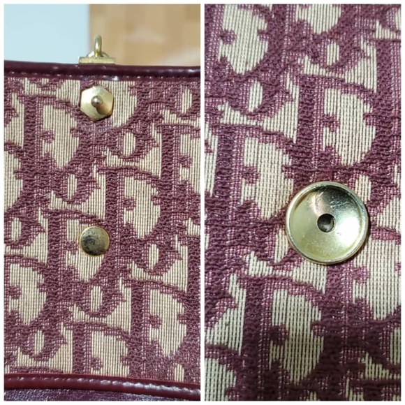 Authentic CHRISTIAN DIOR Vintage Saddle Clutch Shoulder Bag - Picture 4 of 6